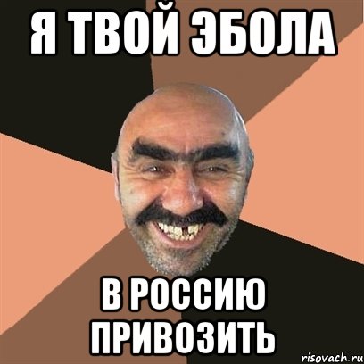 Я твой ЭБОЛА В Россию привозить, Мем Я твой дом труба шатал