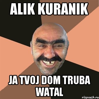 Alik Kuranik Ja tvoj dom truba watal, Мем Я твой дом труба шатал