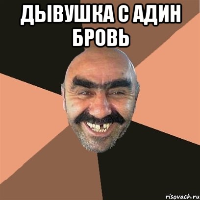 дывушка с адин бровь , Мем Я твой дом труба шатал