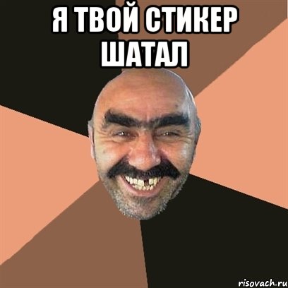 Я твой стикер шатал , Мем Я твой дом труба шатал