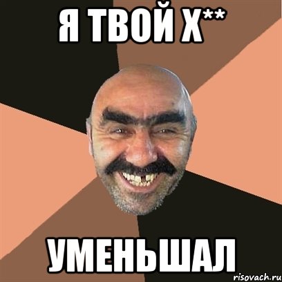 я твой х** уменьшал, Мем Я твой дом труба шатал