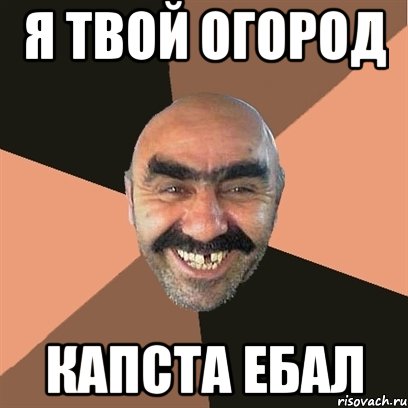 я твой огород капста ебал, Мем Я твой дом труба шатал