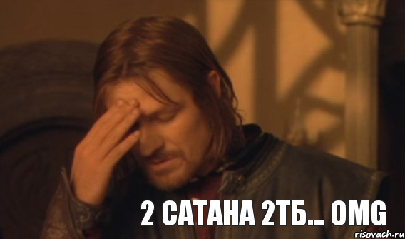 2 САТАна 2Тб... OMG, Мем Закрывает лицо