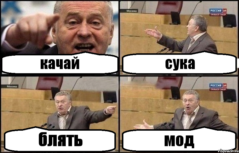 качай сука блять мод, Комикс Жириновский