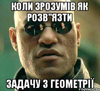 Коли зрозумів як розв"язти задачу з геометрії, Мем  а что если я скажу тебе