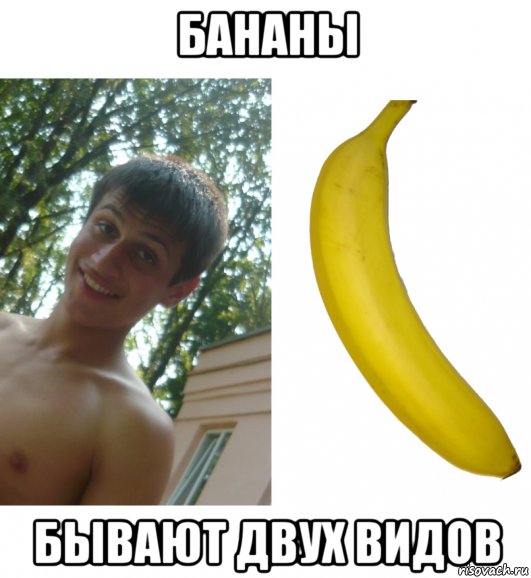 бананы бывают двух видов, Мем Банан