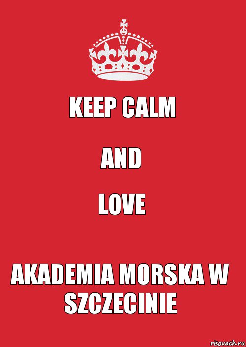 keep calm and love akademia morska w szczecinie, Комикс Keep Calm 3