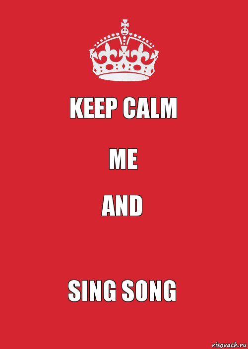 Keep Calm Me And Sing Song, Комикс Keep Calm 3