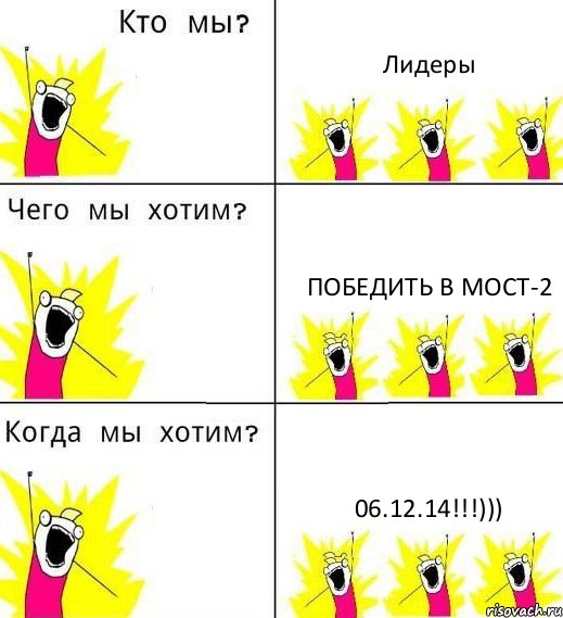 Лидеры Победить в Мост-2 06.12.14!!!))), Комикс Что мы хотим