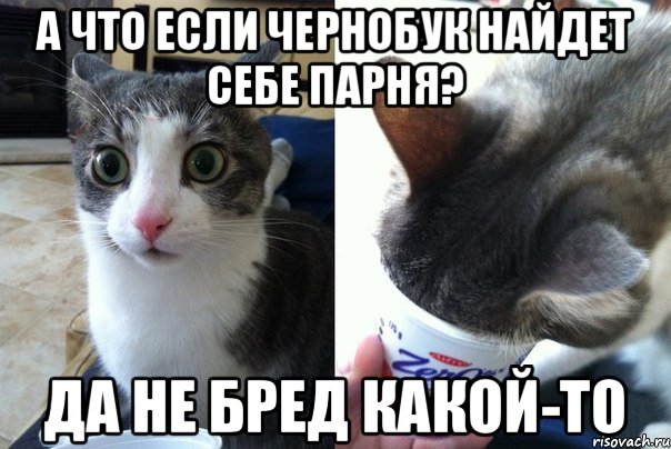 А что если чернобук найдет себе парня? Да не бред какой-то, Комикс  Да не бред-какой-то (2 зоны)