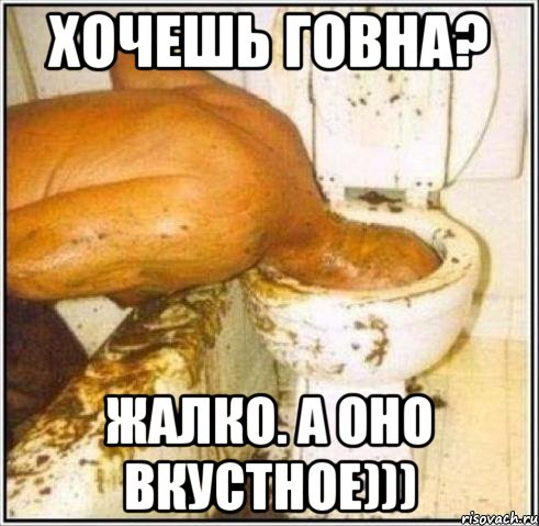 Хочешь говна? Жалко. А оно вкустное))), Мем Дайвер