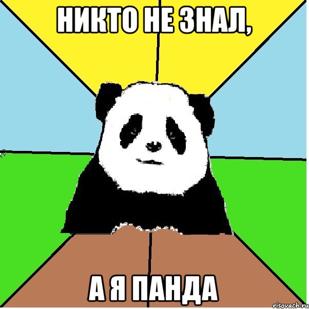 Nikto Ne Znal A Ya Panda Mem Dikaya Panda Risovach Ru