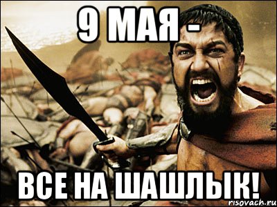 9 мая - все на шашлык!, Мем Это Спарта