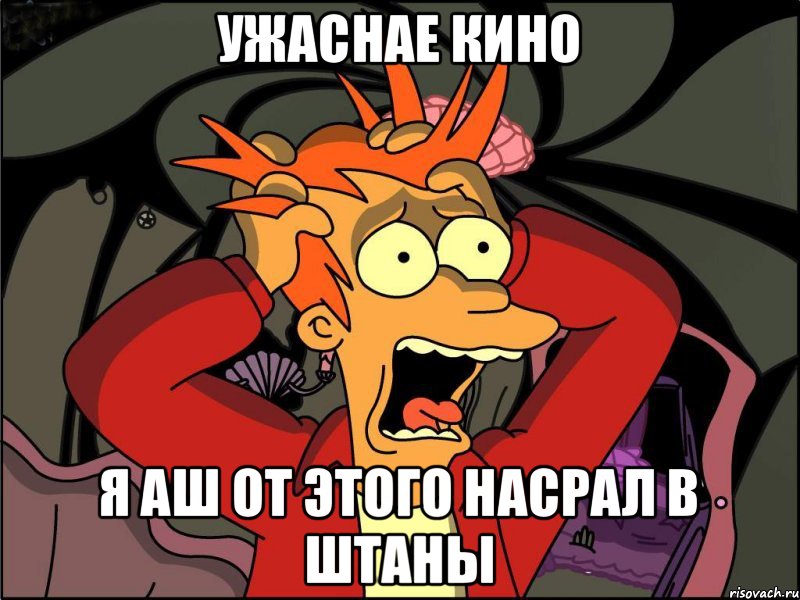 ужаснае кино я аш от этого насрал в штаны, Мем Фрай в панике