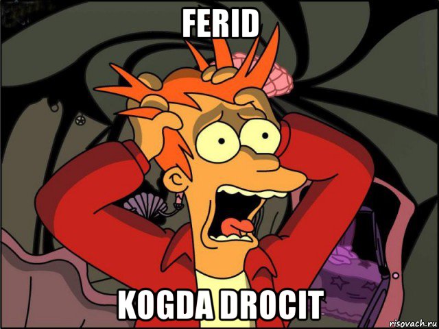 ferid kogda drocit, Мем Фрай в панике