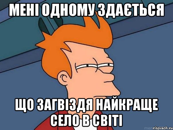 МЕНІ ОДНОМУ ЗДАЄТЬСЯ ЩО ЗАГВІЗДЯ НАЙКРАЩЕ СЕЛО В СВІТІ, Мем  Фрай (мне кажется или)