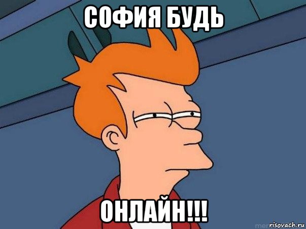 софия будь онлайн!!!, Мем  Фрай (мне кажется или)