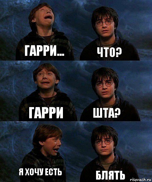 Гарри... Что? Гарри Шта? я хочу есть блять