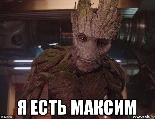  я есть Максим, Мем Грут