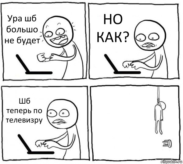 Ура шб большо не будет НО КАК? Шб теперь по телевизру , Комикс интернет убивает