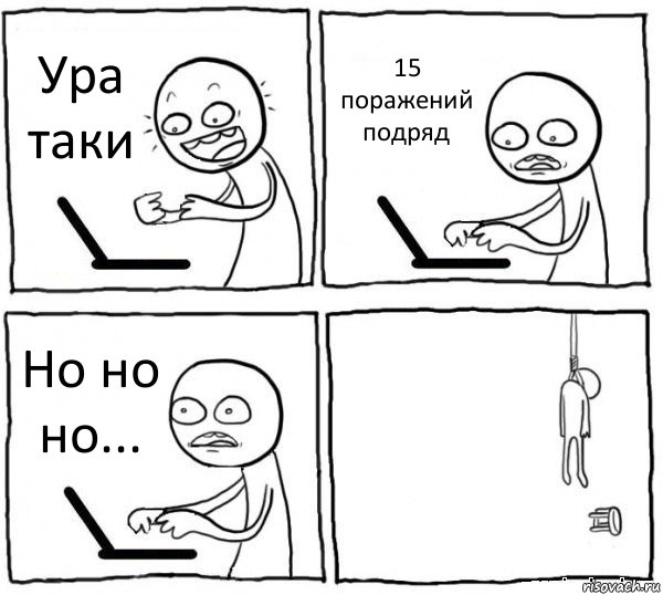 Ура таки 15 поражений подряд Но но но... , Комикс интернет убивает