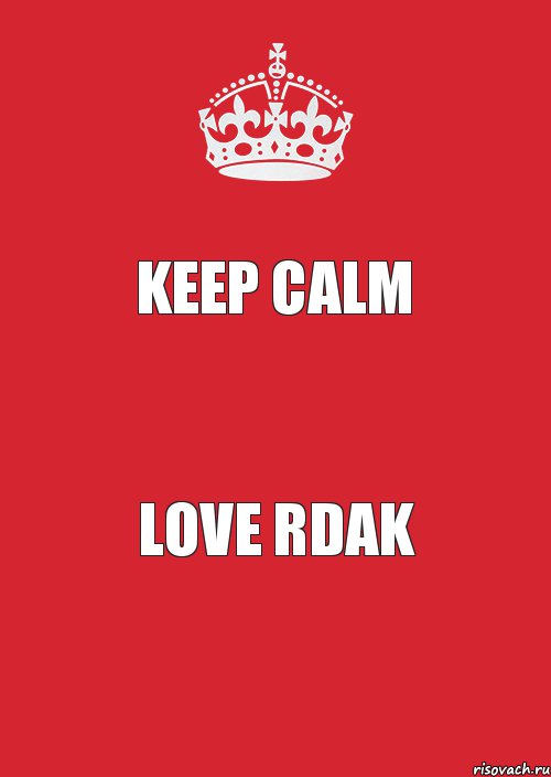 Keep Calm Love RDAK, Комикс Keep Calm 3