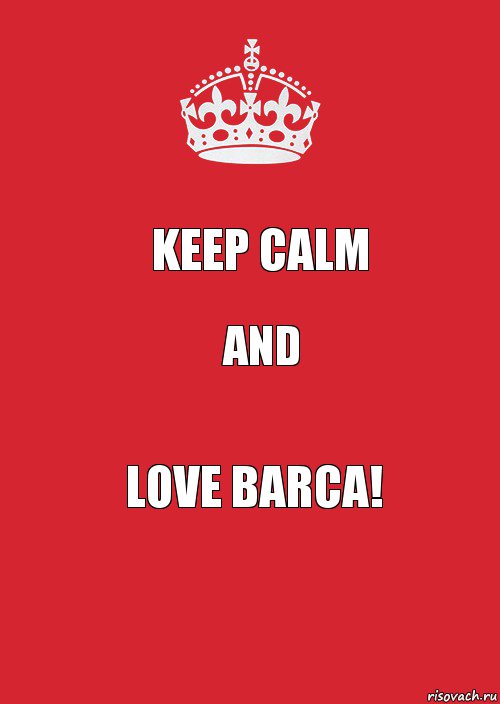 keep calm and love barca!, Комикс Keep Calm 3