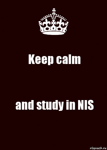 Keep calm and study in NIS, Комикс keep calm