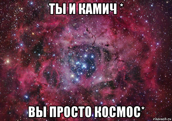 ты и камич * вы просто космос*