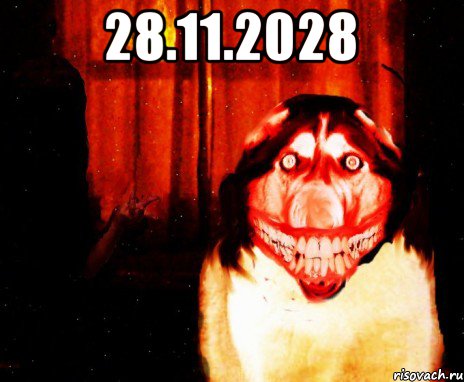 28.11.2028 , Мем Крипи Хаски