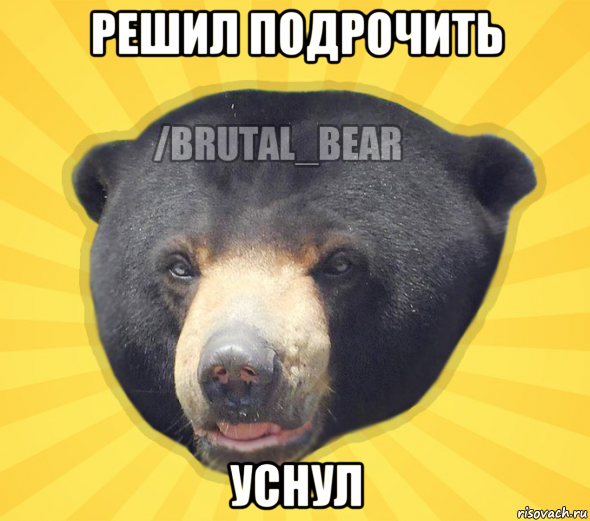 решил подрочить уснул