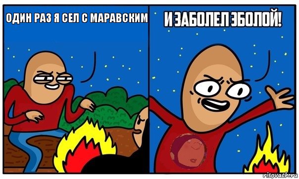 Один раз я сел с Маравским , Комикс ллол