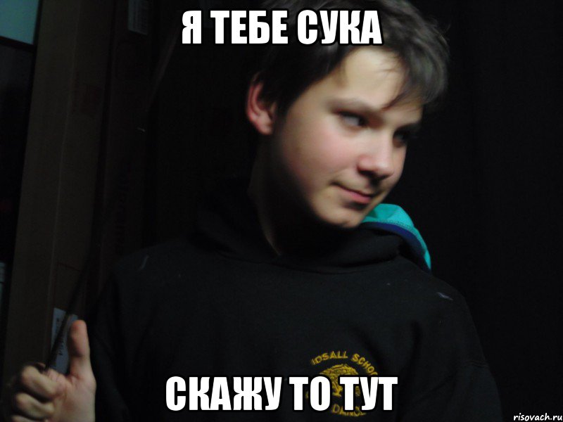 я тебе сука скажу то тут, Мем лол