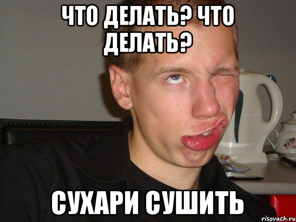 Что делать? Что делать? Сухари сушить