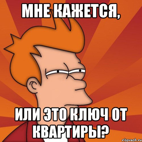 Мне кажется, Или это ключ от квартиры?, Мем Мне кажется или (Фрай Футурама)