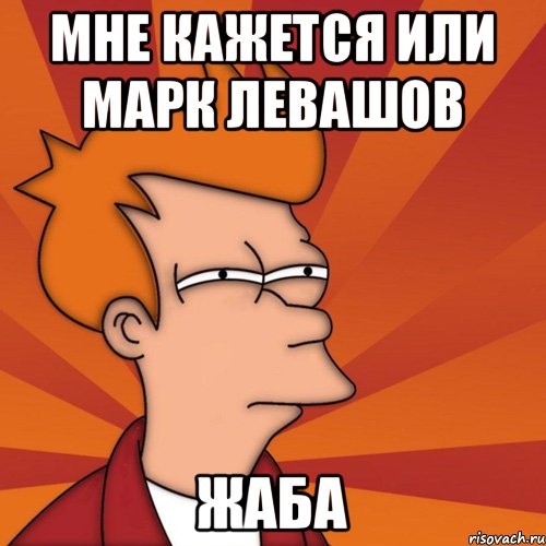 Мне кажется или Марк Левашов жаба, Мем Мне кажется или (Фрай Футурама)
