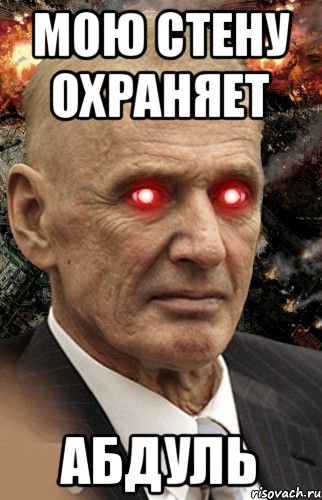 Мою стену охраняет Абдуль, Мем Мою стену охраняет Абдуль