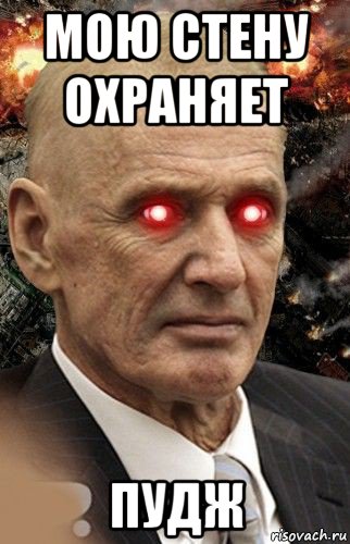 мою стену охраняет пудж