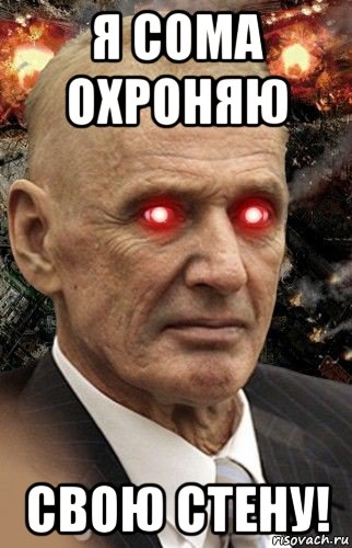 я сома охроняю свою стену!, Мем Мою стену охраняет Абдуль