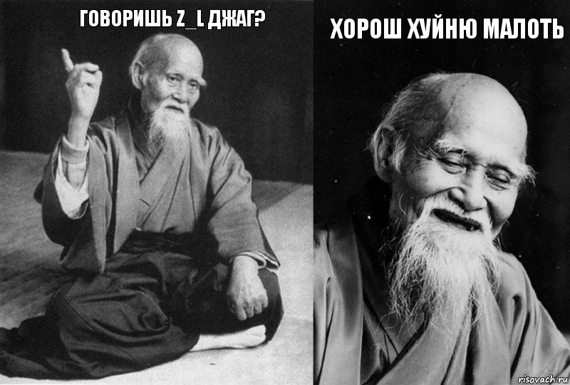 Говоришь Z_L джаг? хорош хуйню малоть, Комикс Мудрец-монах (2 зоны)