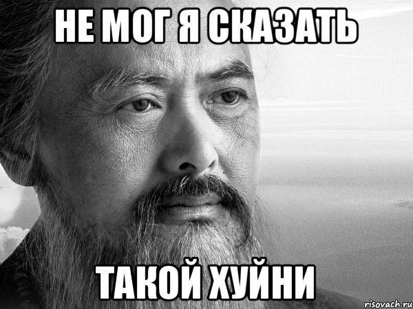 не мог я сказать такой хуйни