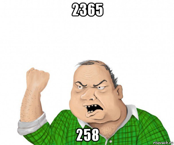 2365 258, Мем мужик