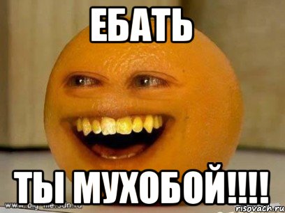 ЕБАТЬ ТЫ МУХОБОЙ!!!!, Мем Надоедливый апельсин