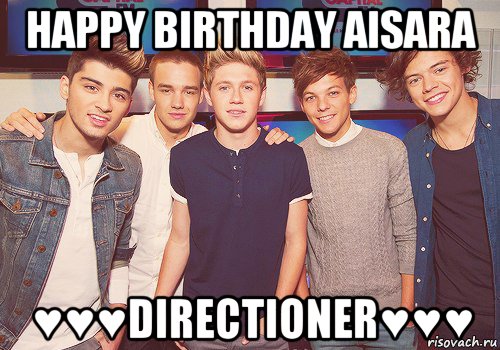happy birthday aisara ♥♥♥directioner♥♥♥