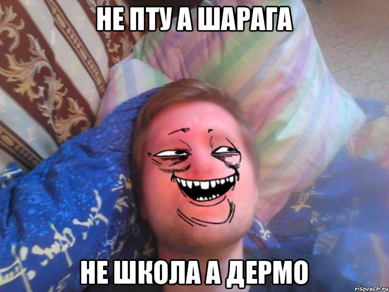Не ПТУ а Шарага Не школа а дермо