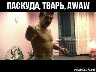 паскуда, тварь, awaw , Мем Паскуда тварь