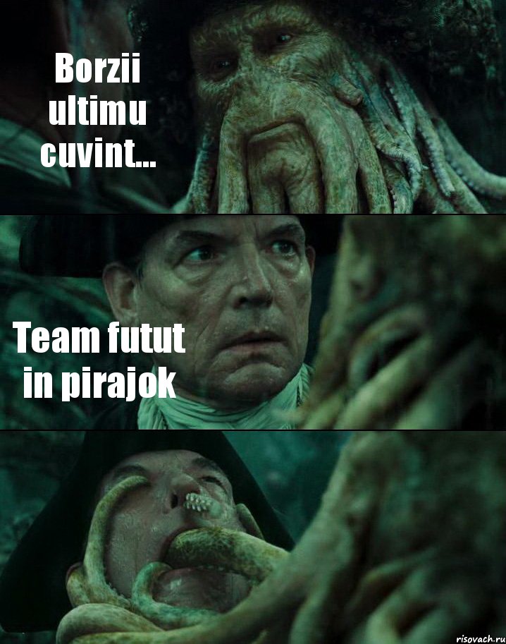 Borzii ultimu cuvint... Team futut in pirajok , Комикс Пираты Карибского моря