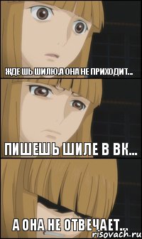 Ждешь Шилю,а она не приходит... А она не отвечает... Пишешь Шиле в вк..., Комикс пох