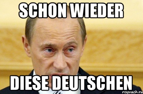 Schon wieder Diese Deutschen, Мем путин