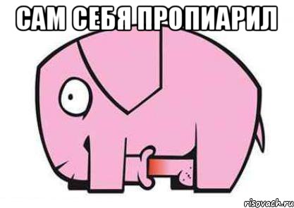 Сам себя пропиарил 